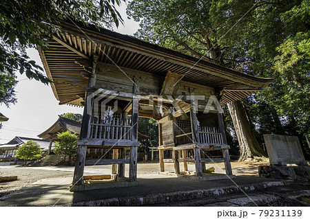 吉川八幡宮 随身門 岡山県吉備中央町 吉川八幡宮 随身門 岡山県吉備中央町 79231139