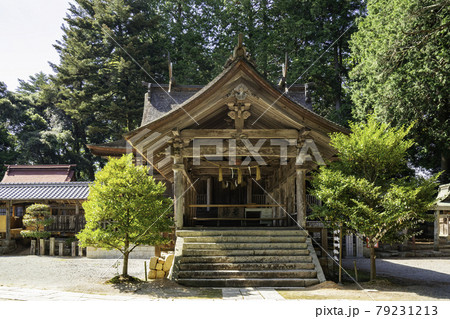 吉川八幡宮　拝殿　岡山県吉備中央町 79231213