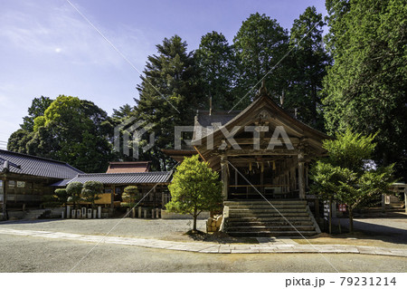 吉川八幡宮 拝殿 岡山県吉備中央町 吉川八幡宮 拝殿 岡山県吉備中央町 79231214