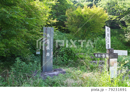 福岡県森林浴百選長岩公園にある長岩城跡 福岡県森林浴百選長岩公園にある長岩城跡 79231691