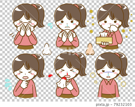 鼻に異常がある少女 鼻に異常がある少女 79232103