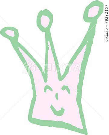 王冠 優勝 表彰式 子供の落書き 79232157