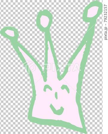 王冠 優勝 表彰式 子供の落書き 79232157