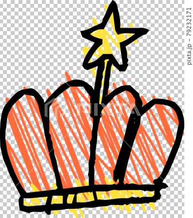 王冠 優勝 表彰式 子供の落書き 79232171