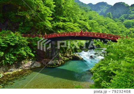 日光二荒山神社 神橋 　夏景 79232408