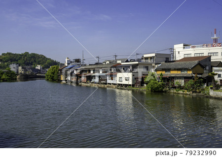 玉島港　溜川風景　岡山県倉敷市 79232990