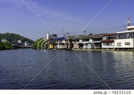 玉島港 溜川風景 岡山県倉敷市 玉島港 溜川風景 岡山県倉敷市 79233119