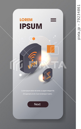 virtual private network web security privacy concept secure vpn connection personal data protection 79234861