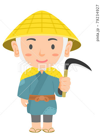 農民 日本史のイラスト素材