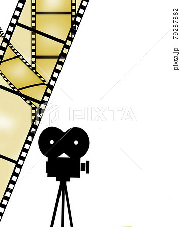 映画　フィルム　カメラ　エンタメ　娯楽　リール　映画館 79237382
