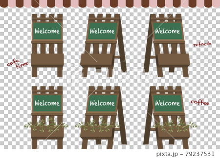 Easel sign welcome - Stock Illustration [79237531] - PIXTA