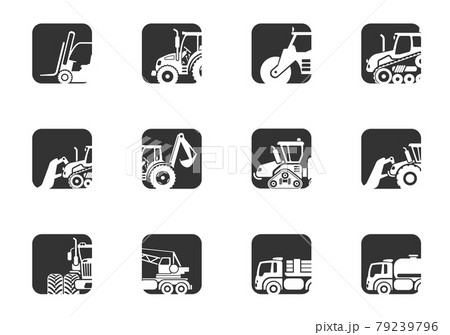 Symbols of Construction Machines Symbols of Construction Machines 79239796