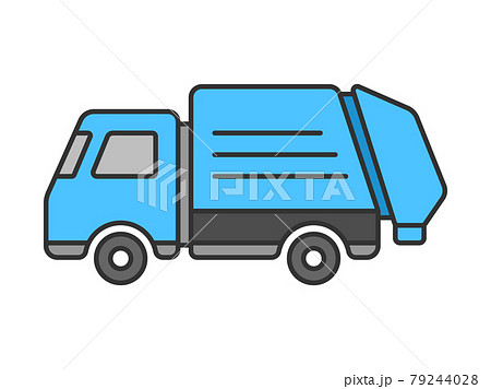 パッカー車のイラスト 79244028