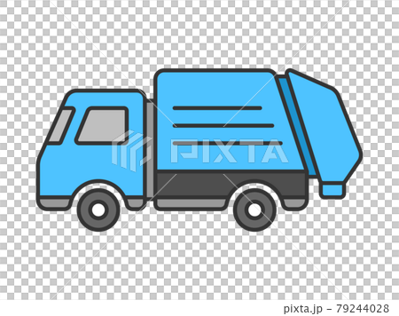 パッカー車のイラスト 79244028