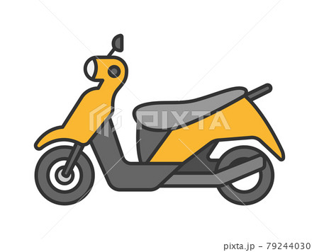 原動機付バイクのイラスト 原動機付バイクのイラスト 79244030