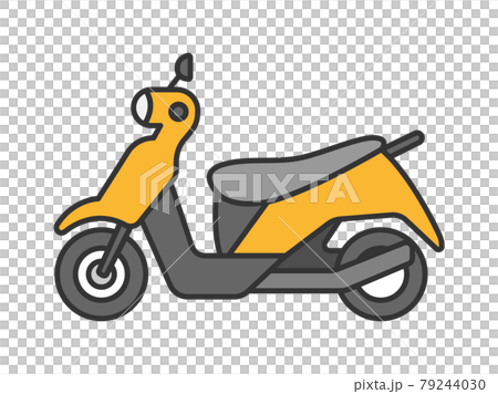 原動機付バイクのイラスト 原動機付バイクのイラスト 79244030