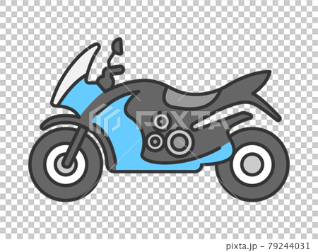 オートバイのイラスト 79244031