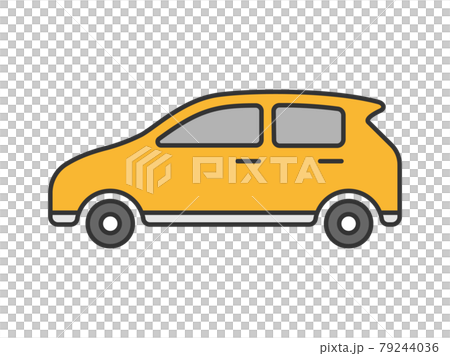 普通自動車のイラスト 79244036