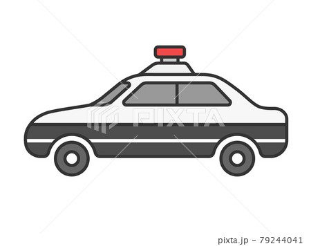 パトカーのイラスト パトカーのイラスト 79244041