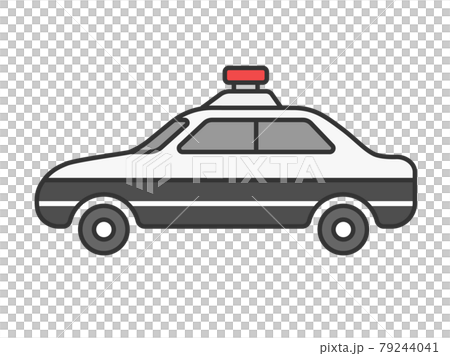 パトカーのイラスト パトカーのイラスト 79244041
