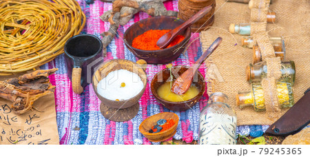Rural food is beautifully laid out in nature Rural food is beautifully laid out in nature 79245365
