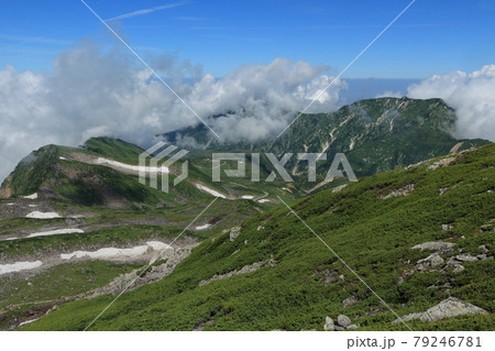 風景・登山・立山 浄土山からの眺め 風景・登山・立山 浄土山からの眺め 79246781