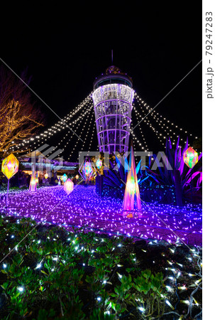 神奈川県藤沢市 江ノ島シーキャンドルライトアップ 神奈川県藤沢市 江ノ島シーキャンドルライトアップ 79247283