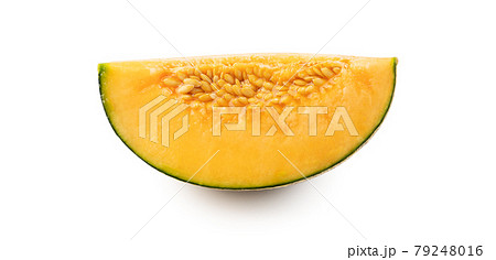 カンタロープメロン オレンジ色 オレンジ 79248016