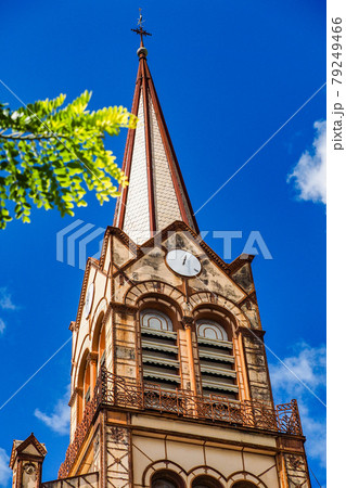 St Louis Cathedral in Fort de France, Martinique located in the Lesser Antilles of the Caribbean Sea. St Louis Cathedral in Fort de France, Martinique located in the Lesser Antilles of the Caribbean Sea. 79249466