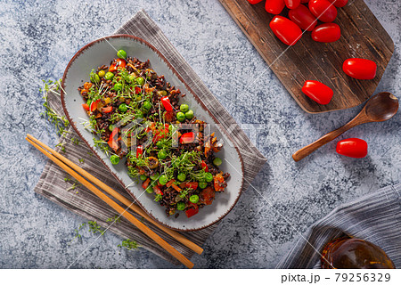 Black rice salad Black rice salad 79256329