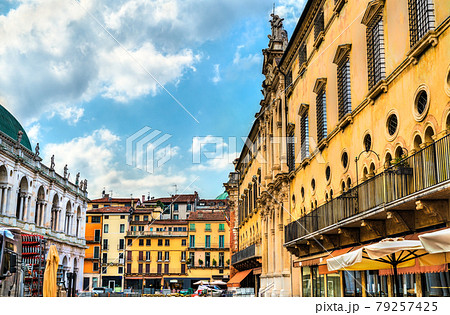 Architecture of the old town of Vicenza, Italy Architecture of the old town of Vicenza, Italy 79257425