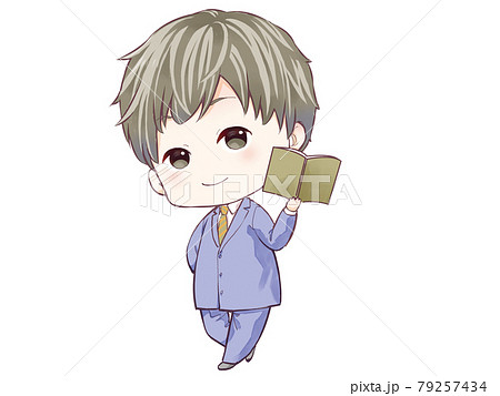 男子中学生 男子高生のイラスト素材