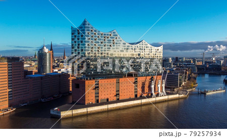 Famous Elbphilharmonie Concert Hall in Hamburg 79257934