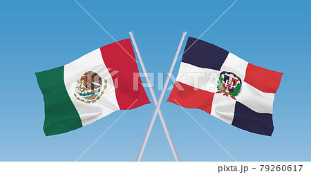 メキシコとドミニカ共和国の国旗