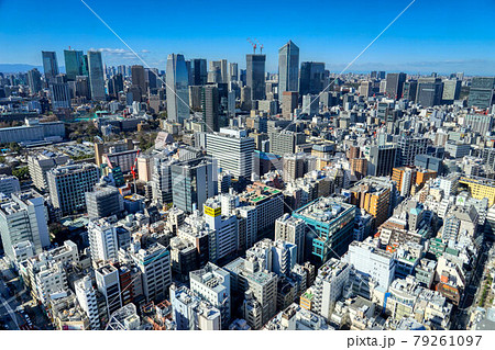 東京 2020年 景色 HDR 展望 展望台 俯瞰 遠景 昼間 快晴 青空 東京 2020年 景色 HDR 展望 展望台 俯瞰 遠景 昼間 快晴 青空 79261097