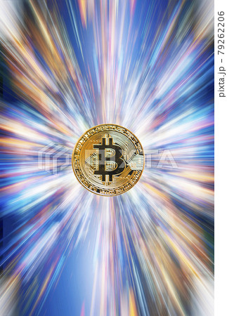 ビットコインのイメージ。仮想通貨。 79262206