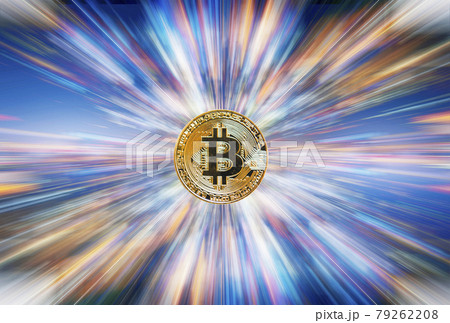 ビットコインのイメージ。仮想通貨。 79262208