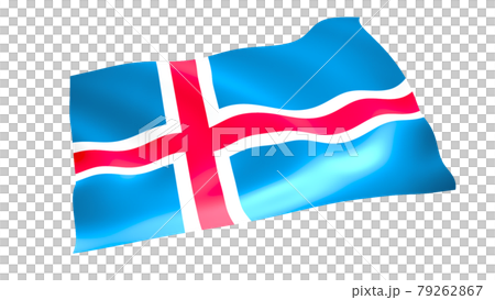 冰島國旗 79262867