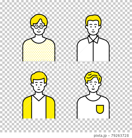 Male icon set - Stock Illustration [79263728] - PIXTA