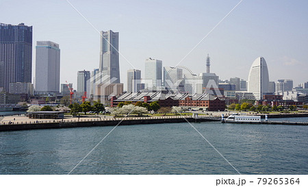 横浜港、みなとみらい地区 横浜港、みなとみらい地区 79265364