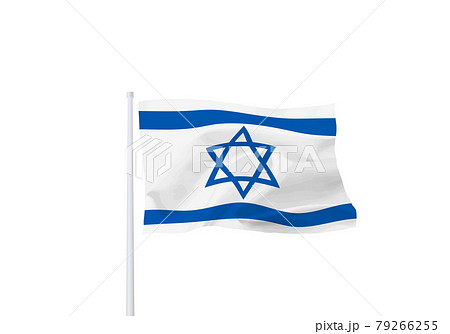 イスラエル国の国旗 79266255