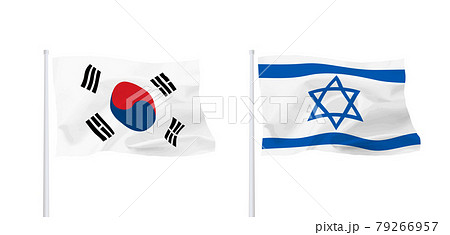 韓国とイスラエル国の国旗