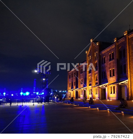 Kanagawa Prefecture, Japan - Sept 12, 2019: Yokohama Red Brick Warehouse shopping complex popular vacation spot 79267422