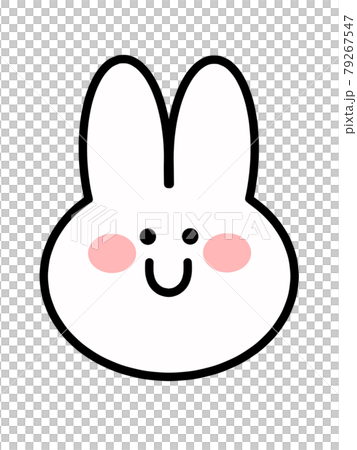 かわいいウサギのイラスト素材 79267547