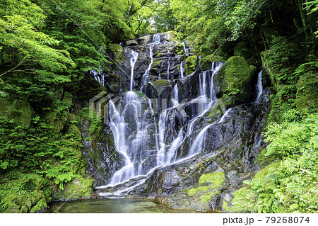 糸島の人気スポット　美しい白糸の滝　（福岡県糸島市） 79268074