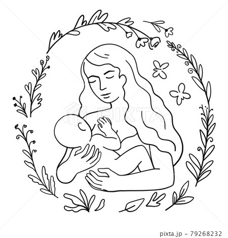 breastfeeding coloring pages