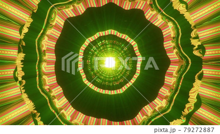 Colorful fractal ornament 4K UHD 3D illustration 79272887
