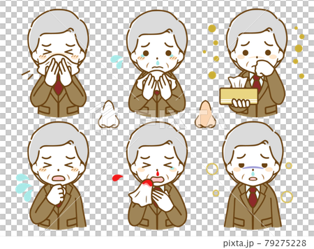 穿西裝、鼻子異常的老人 穿西裝、鼻子異常的老人 79275228