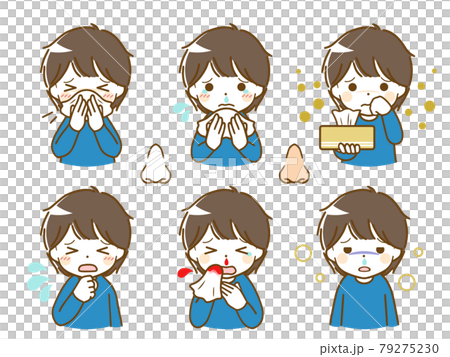 鼻に異常がある幼い少年 79275230