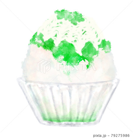 練乳　メロン　かき氷 79275986